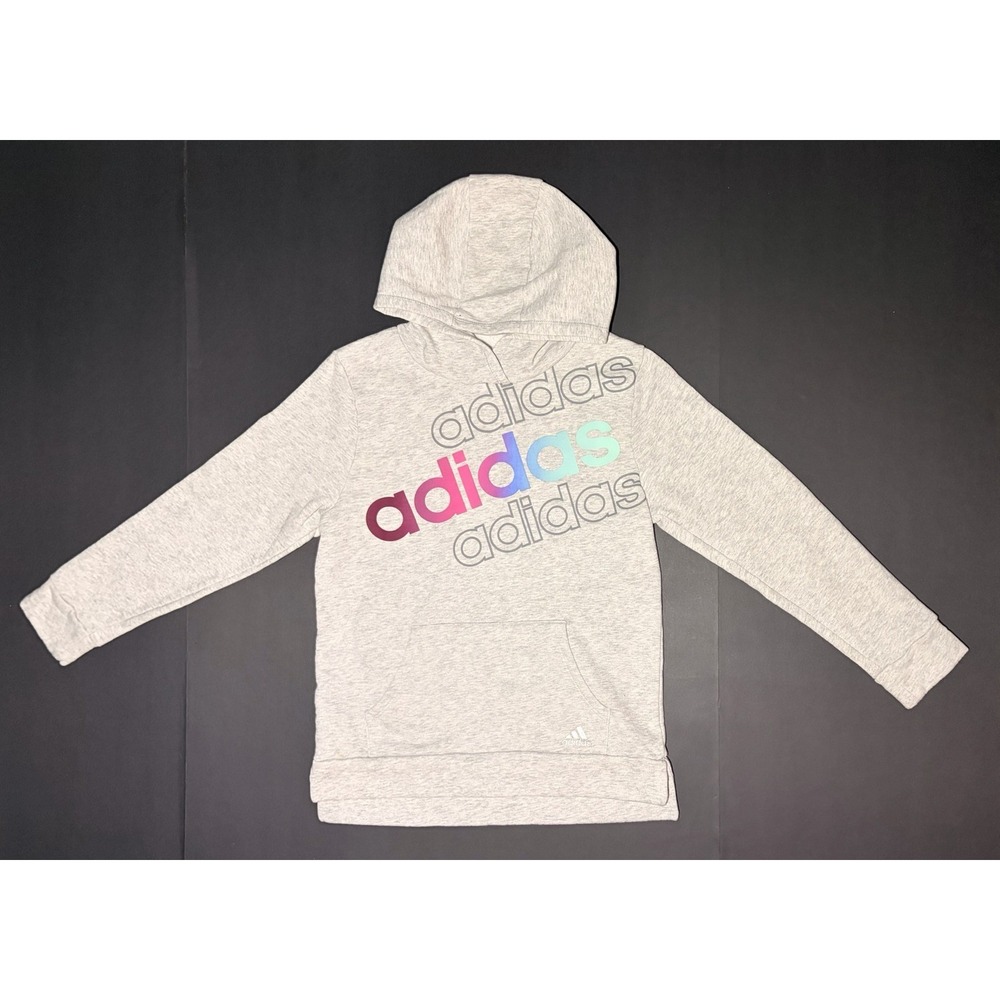 ADIDAS Girls Youth M‎ (10-12) Hoodie & Leggings Outfit, 2-piece Set - Picture 3 of 16